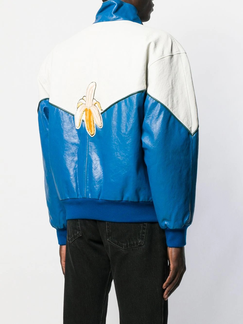 graphic patchwork bomber jacket - 4