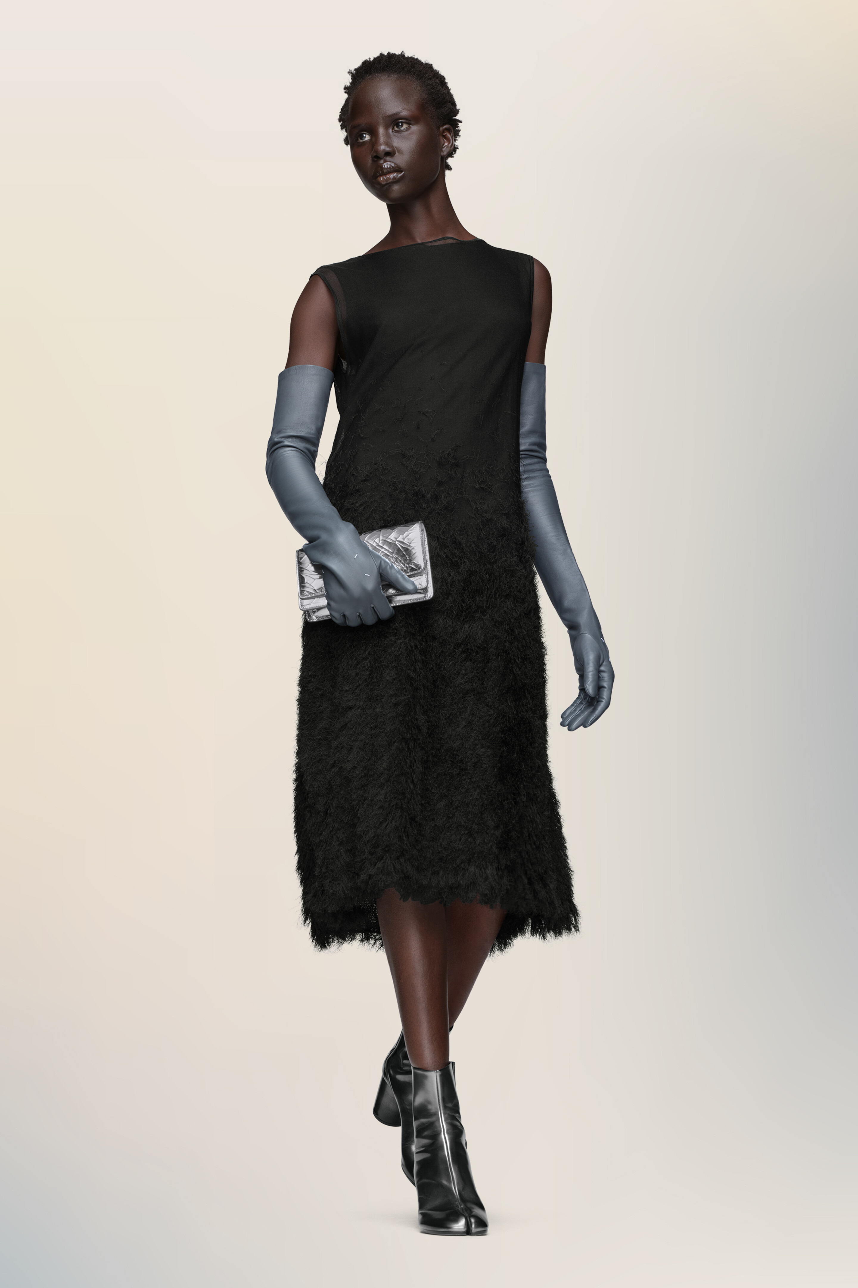 Retrograde silk knit dress - 3