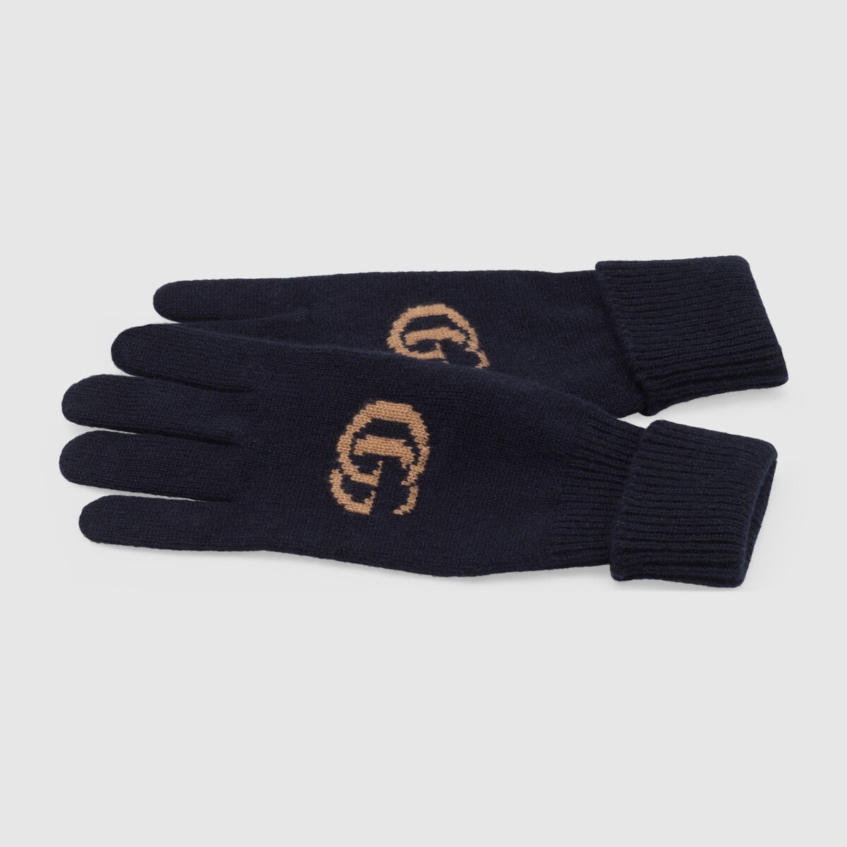 Cashmere gloves with Double G detail - 2
