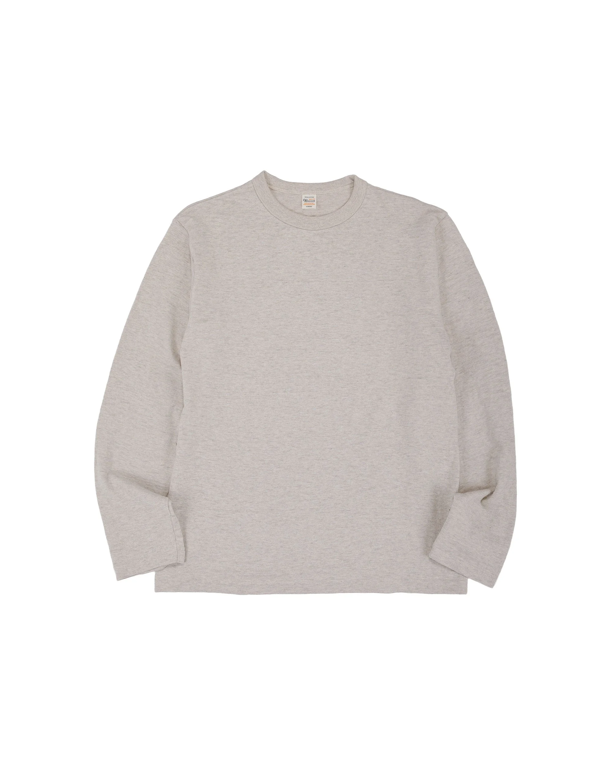 Lot. 5906 Long Sleeve Crew Neck T-Shirt Oatmeal - 1