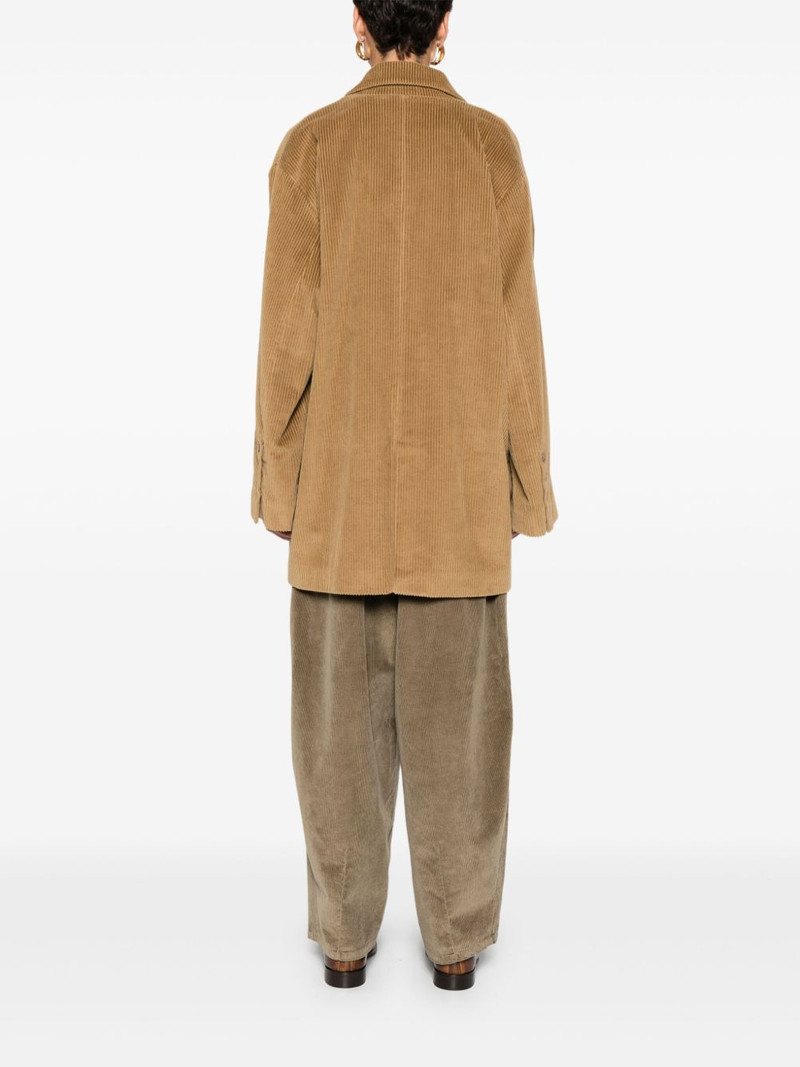 corduroy single-breasted blazer 4
