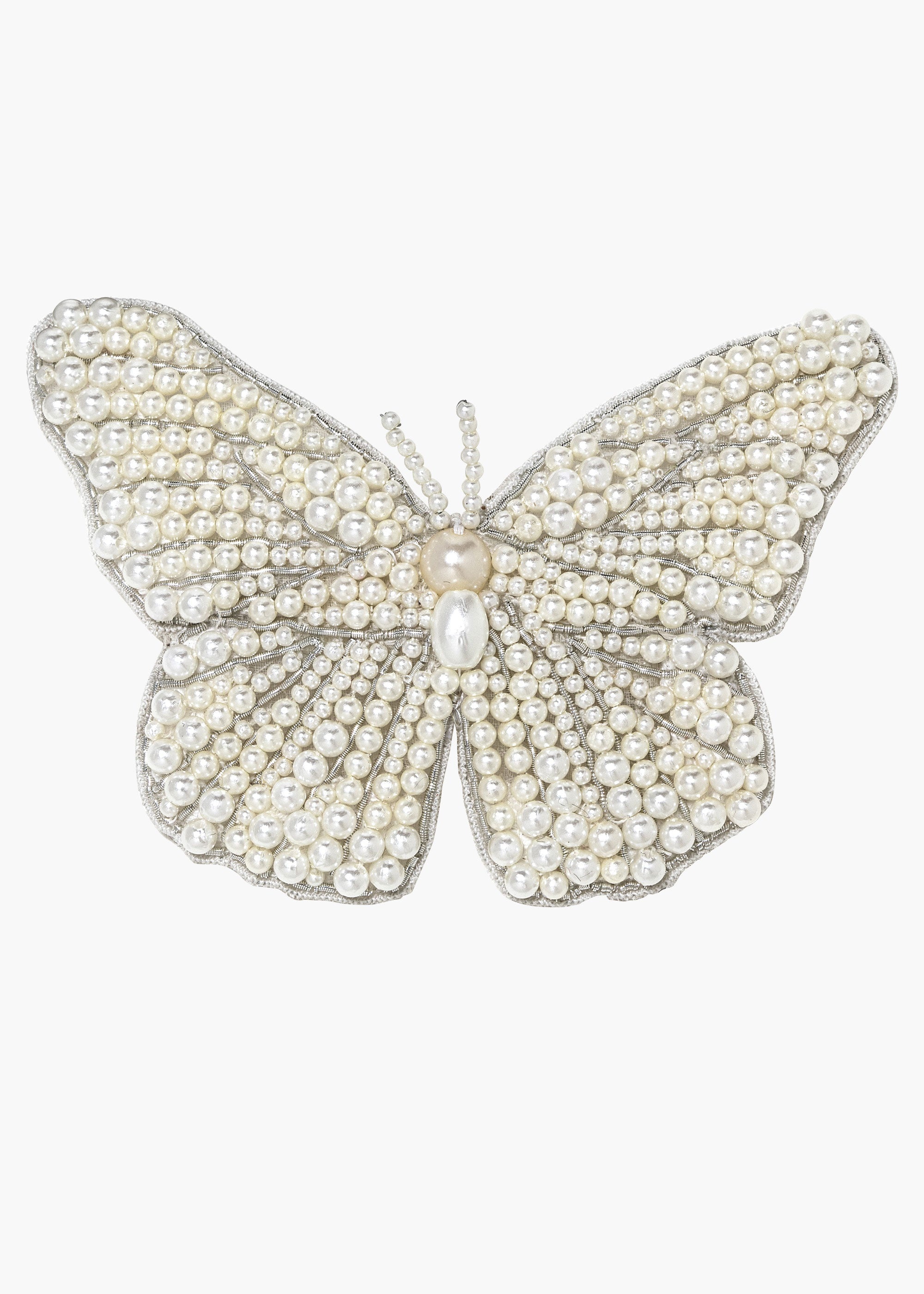 Large Greta Pearl Butterfly Clip - 1