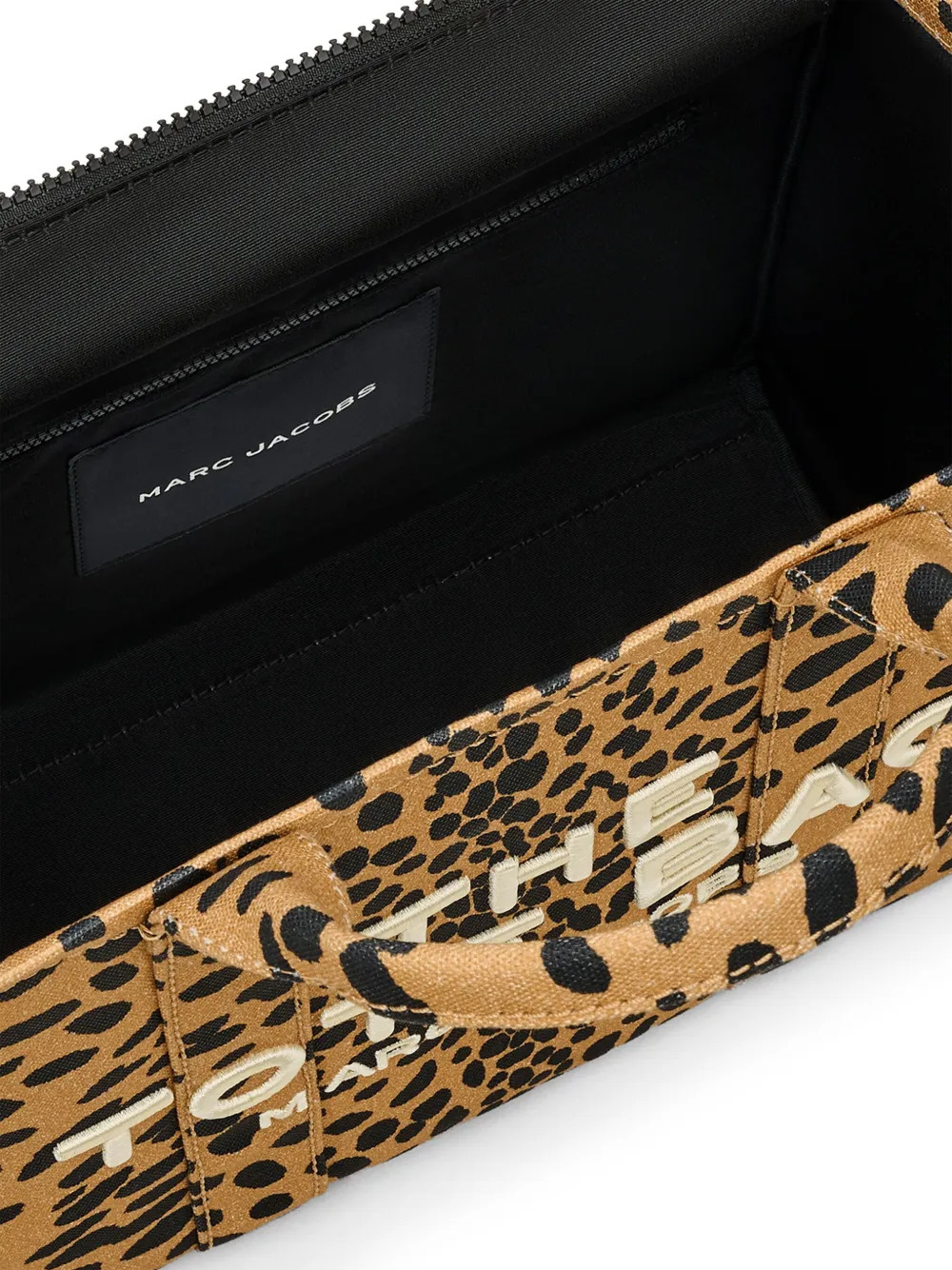 MARC JACOBS - Women The Medium Cheetah Canvas Tote Bag - 6