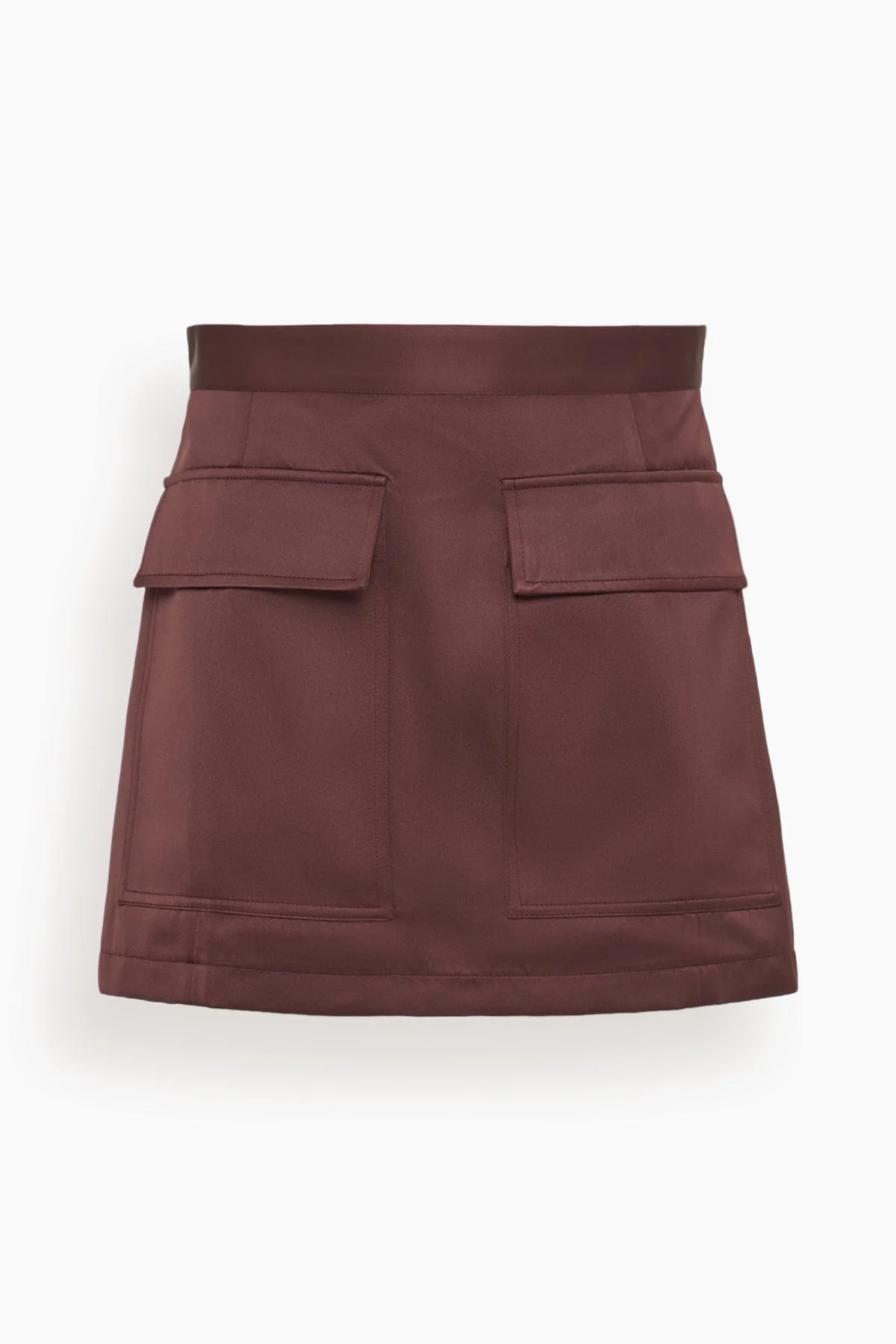 Skirt in Dark Burgundy - 1