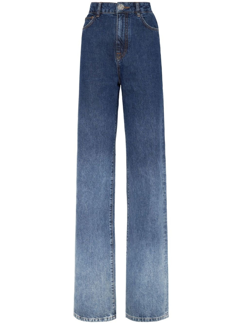 gradient-effect high-rise jeans 1