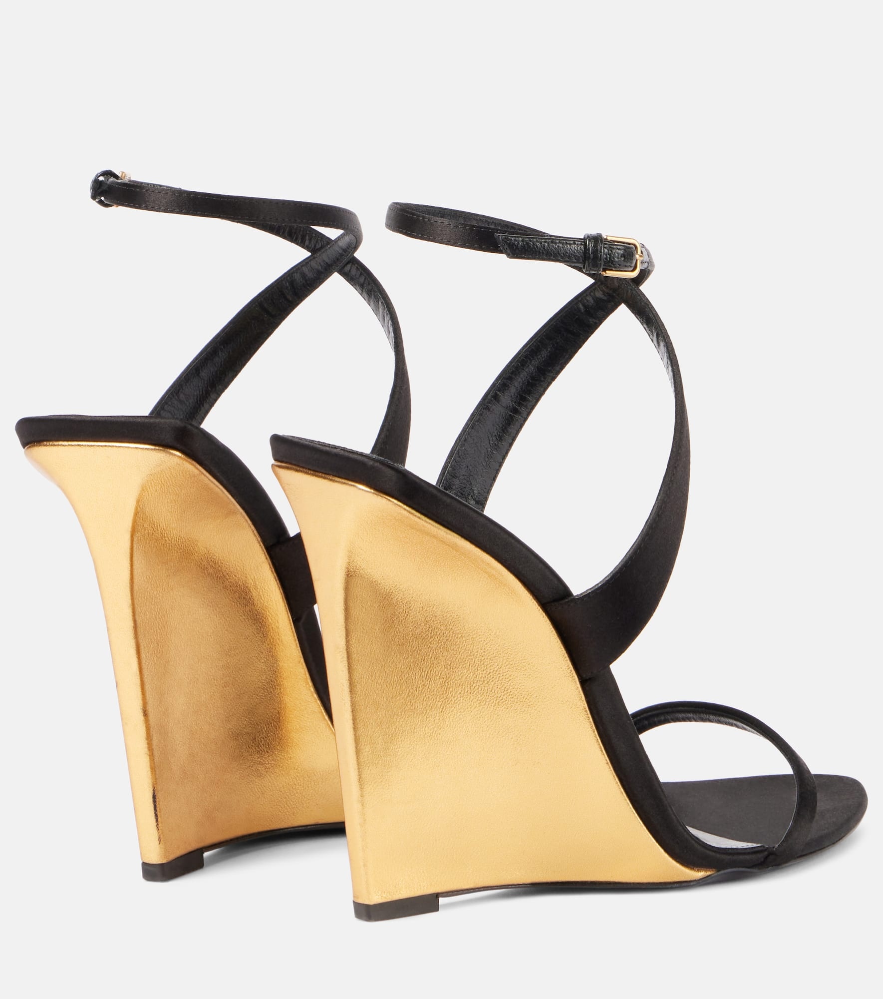 Salomé 110 satin wedge sandals - 2