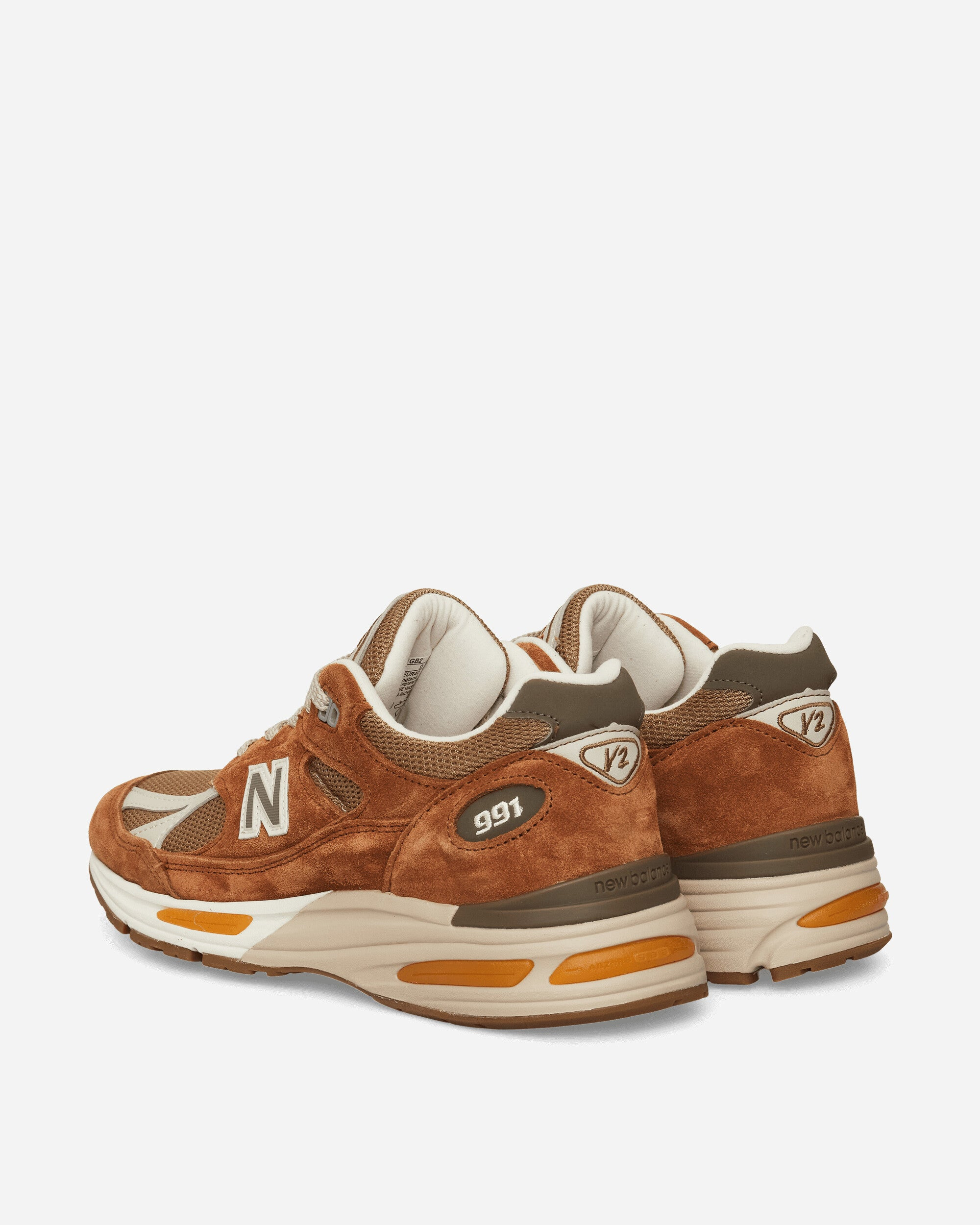 Made in UK 991v2 Iconic Influences Caramel Cafe / Dijon / Feather Gray - 4