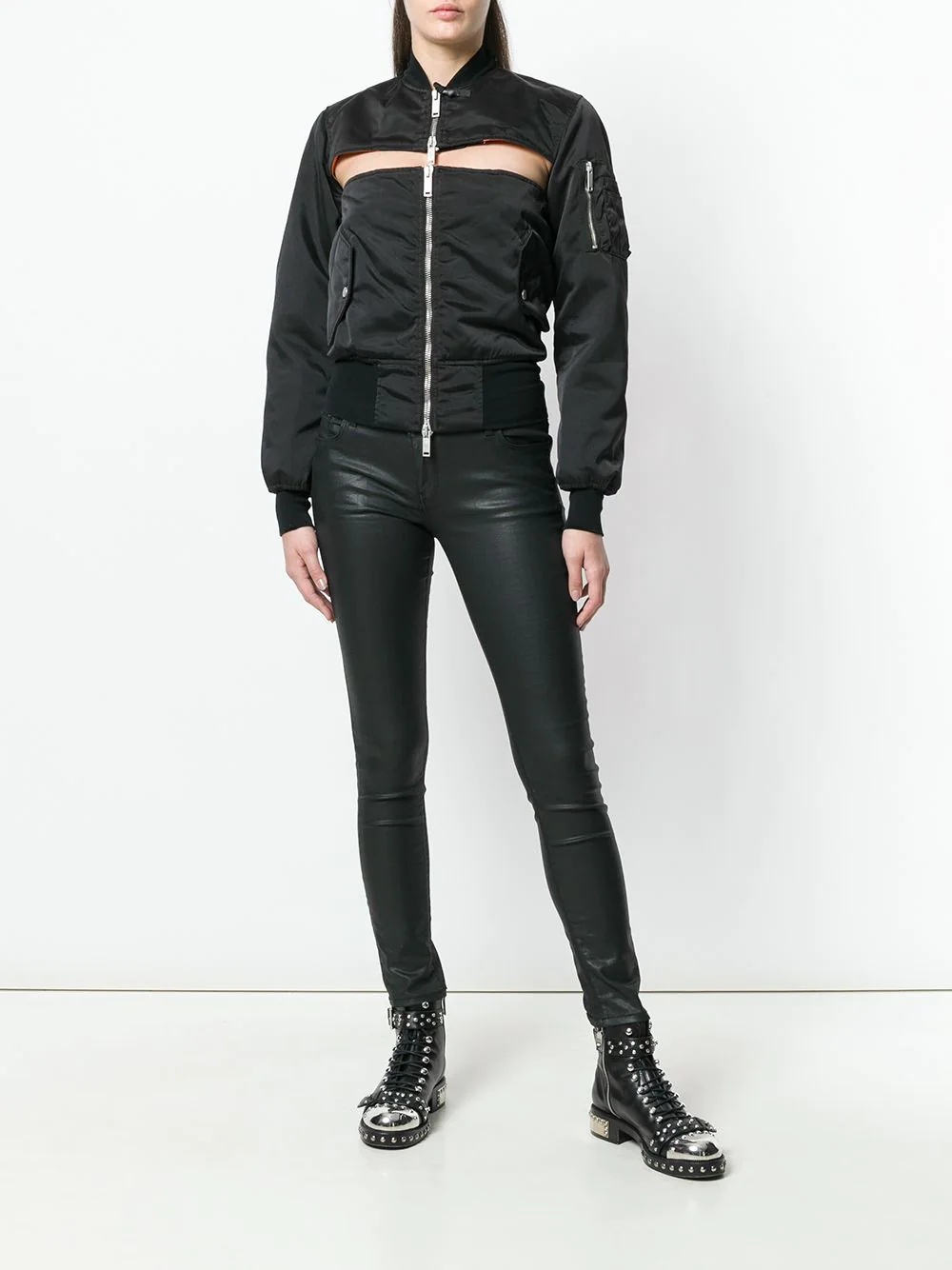 front chest hole jacket - 2
