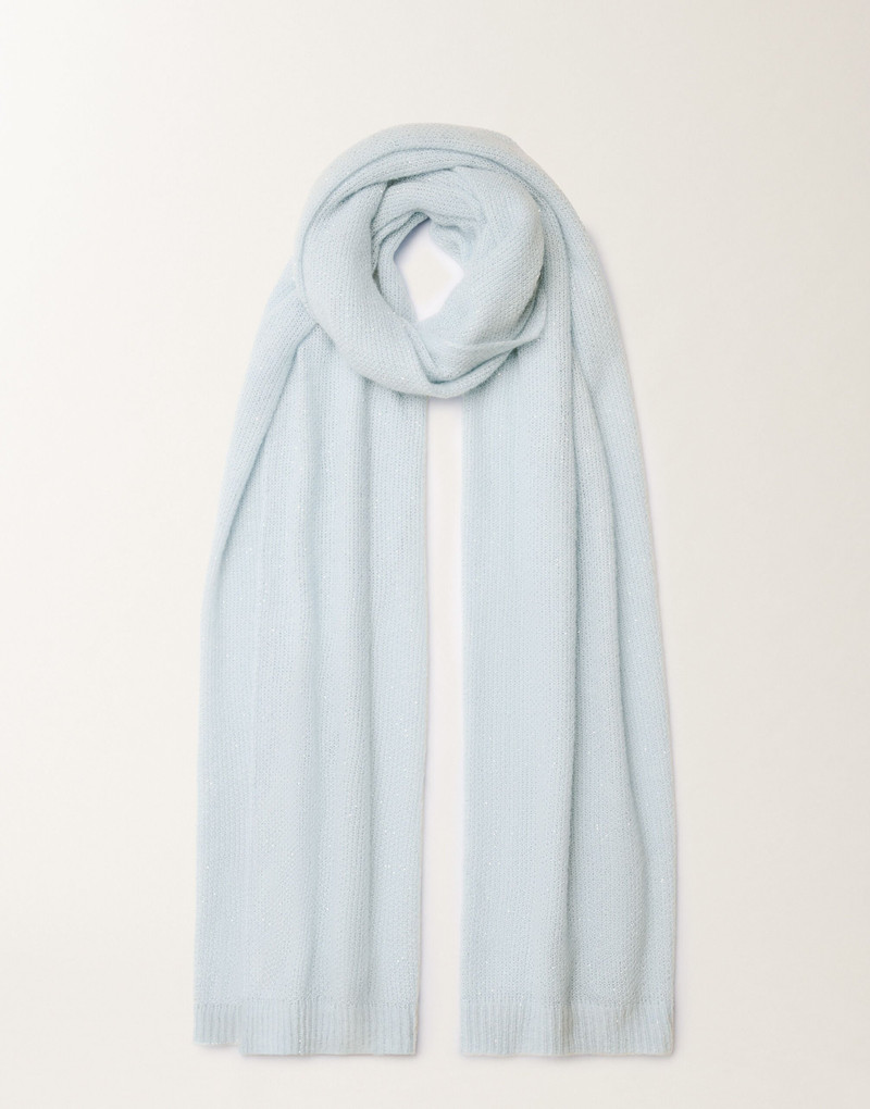 Mohair scarf with micro sequins 1