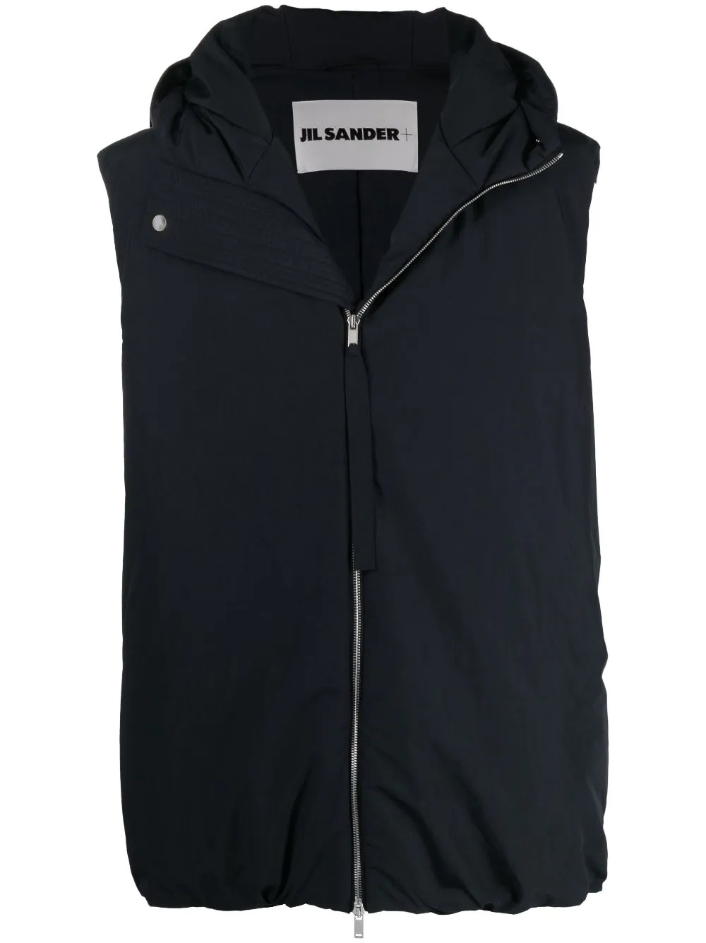 sleeveless padded coat - 1