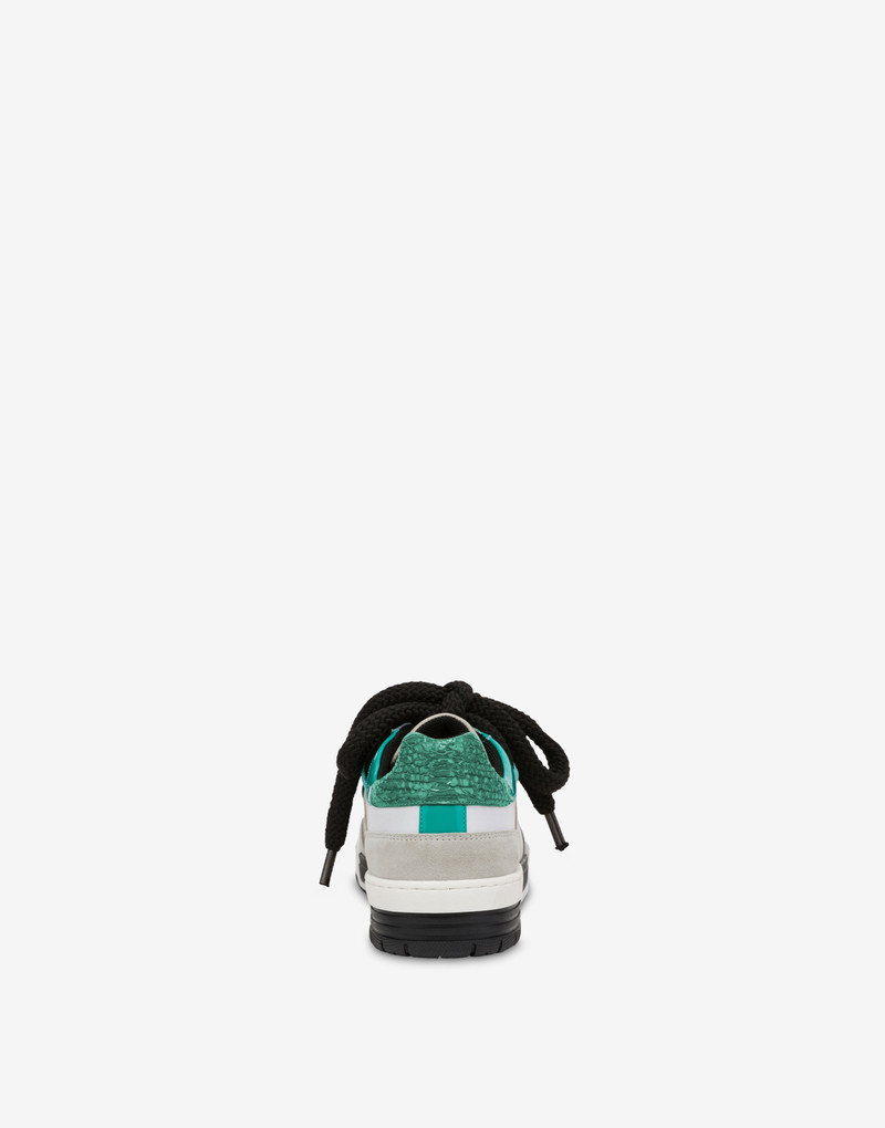 Moschino STREETBALL SNEAKERS WITH MAXI LACES outlook