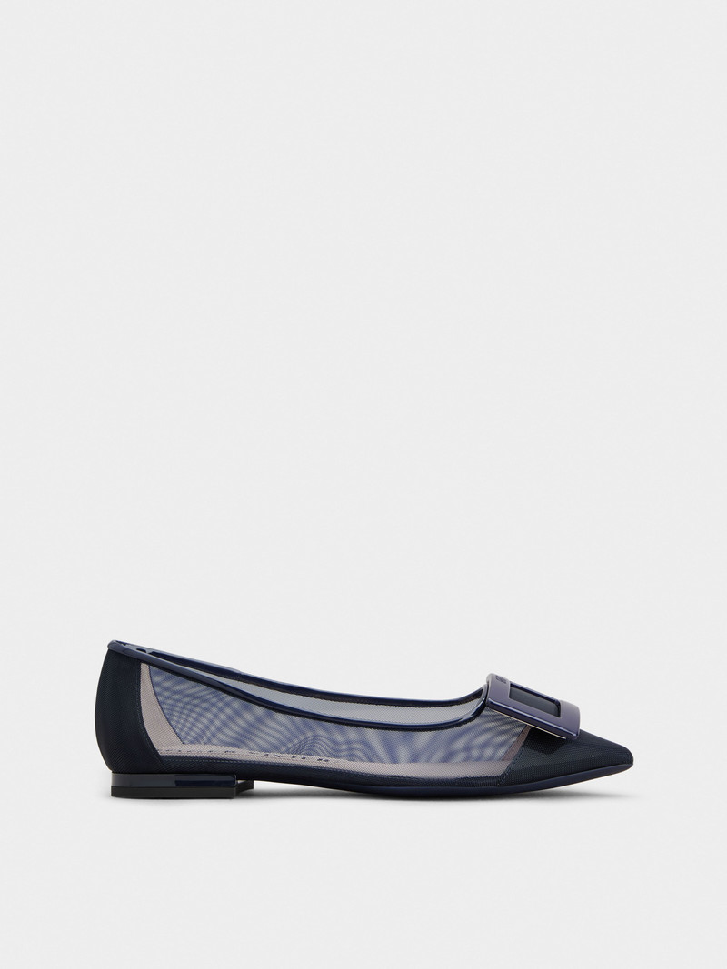 Gommettine Ballerinas in net fabric - 1