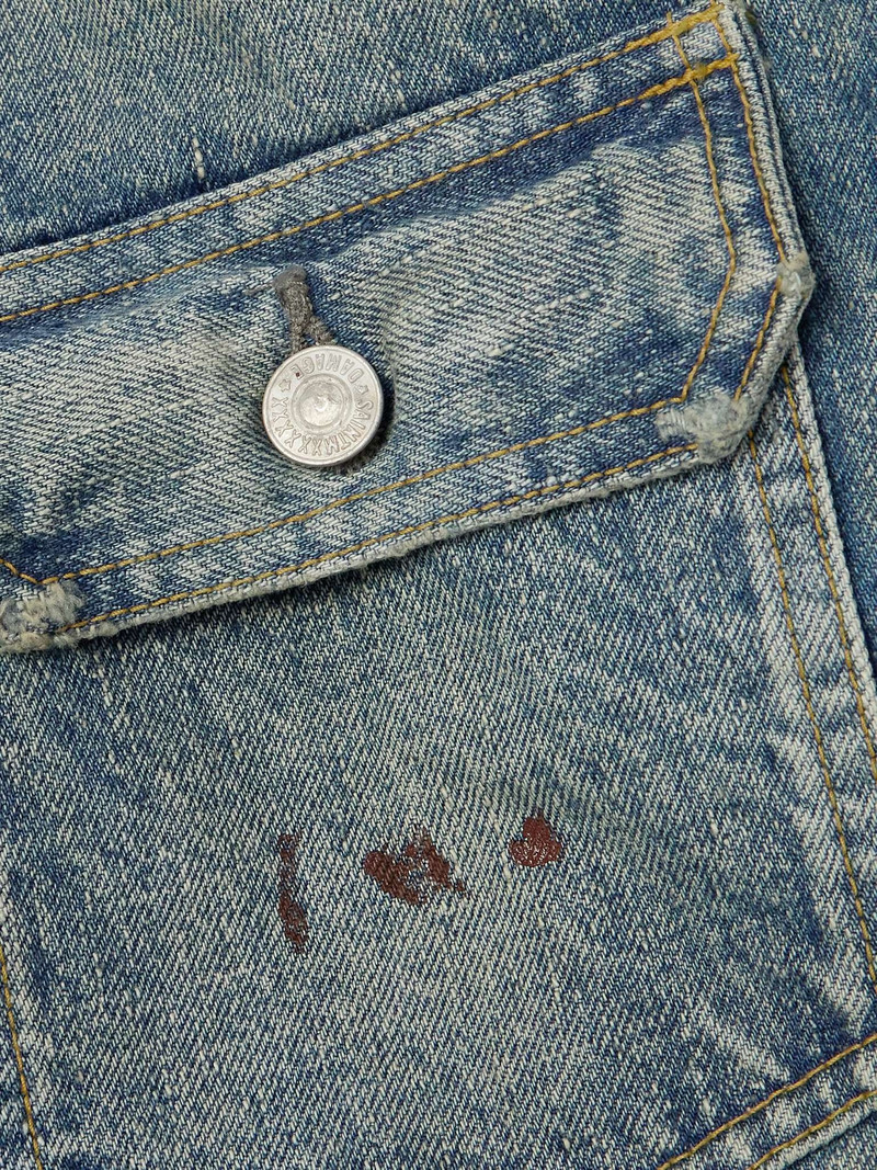 Distressed Denim Jacket 3