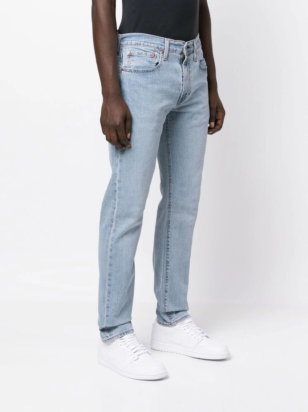 mid-rise straight-leg jeans - 3