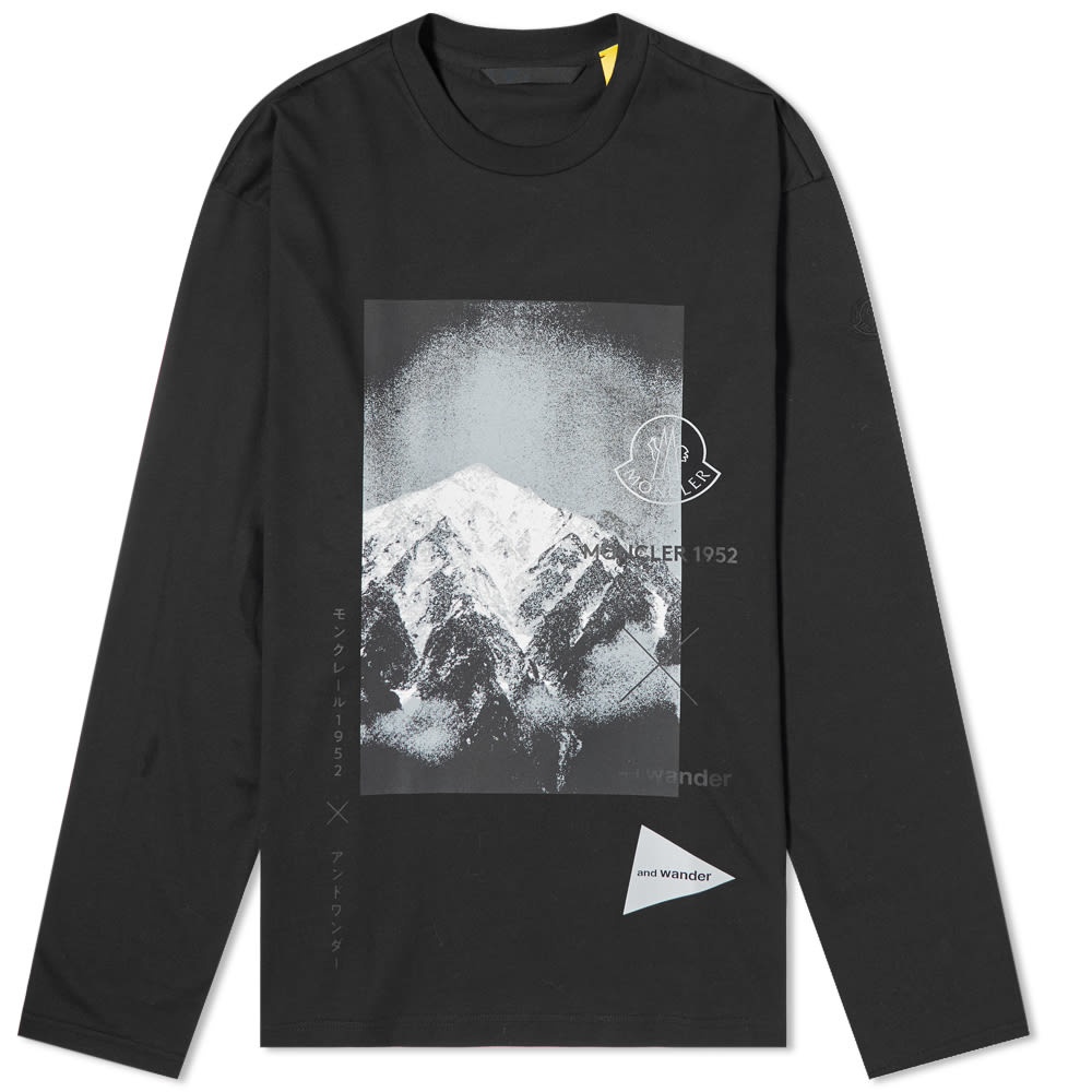 Moncler Genius x and wander Long Sleeve Mountain Tee - 1