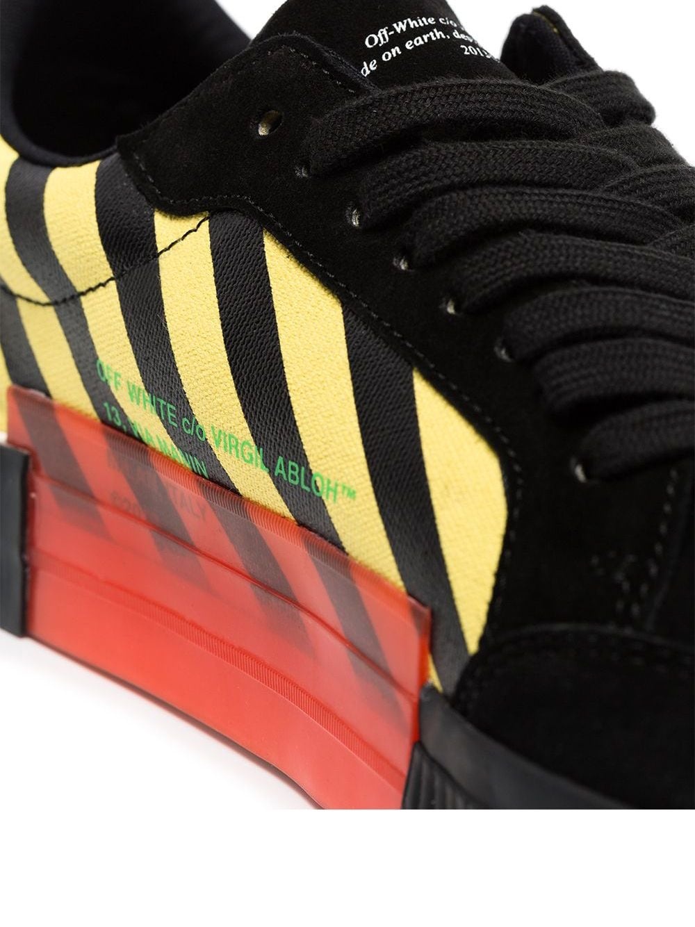 arrow logo stripe sneakers - 3