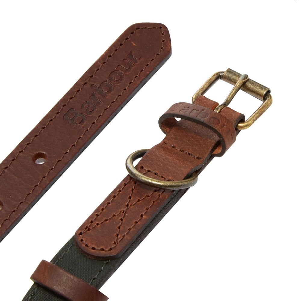 Barbour Wax & Leather Dog Collar - 2