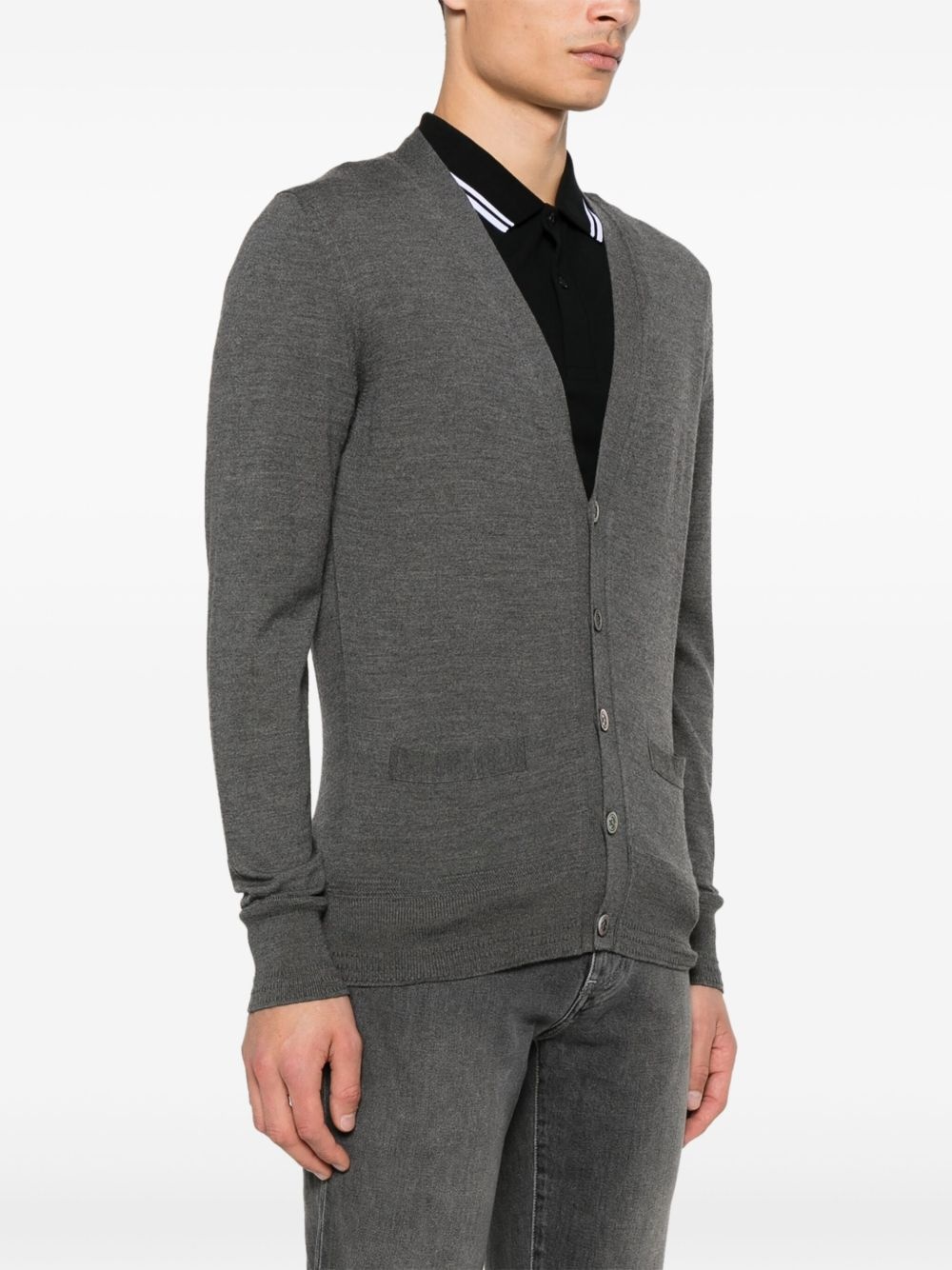 fine-knit cardigan - 3