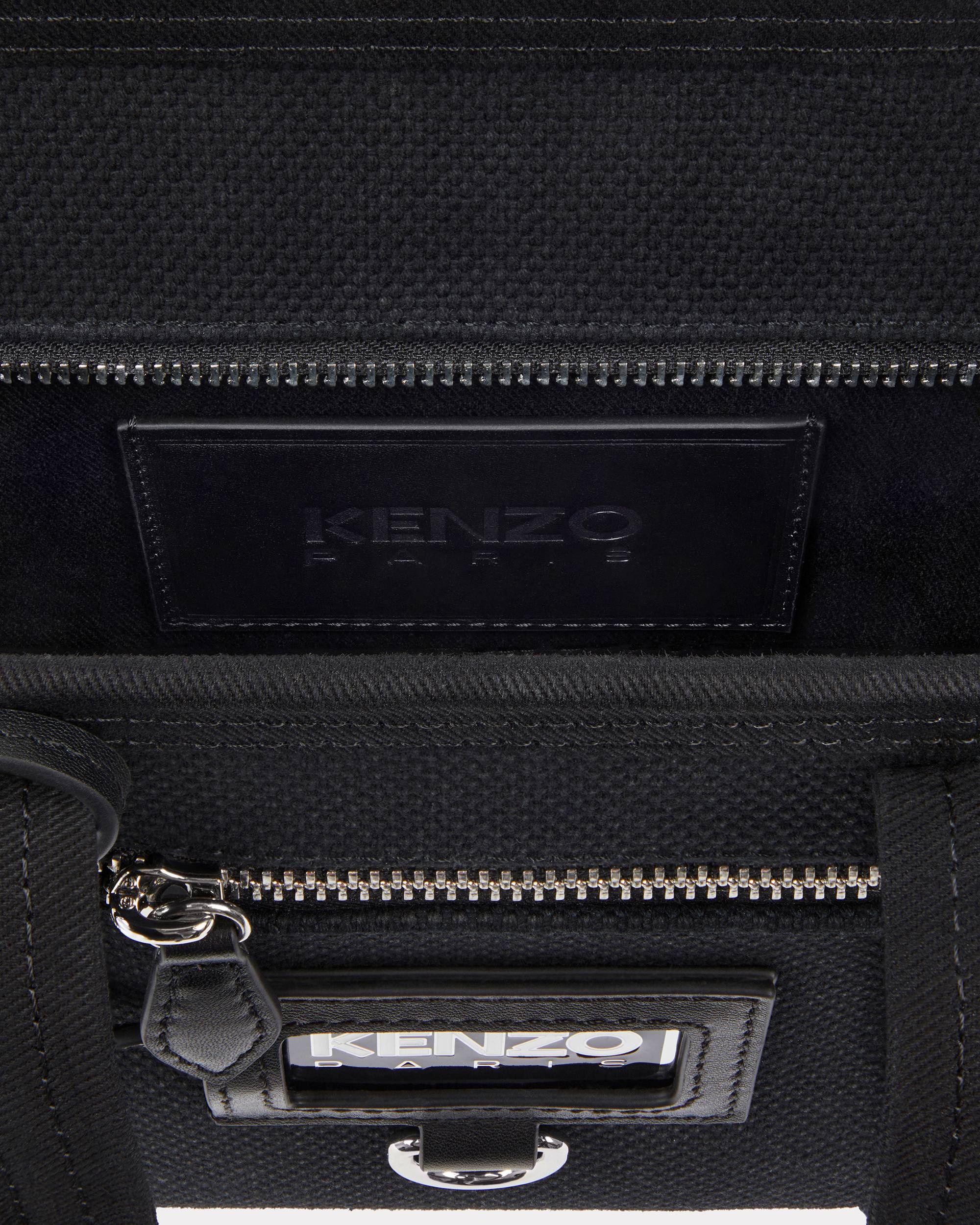 Mini 'KENZO Tag' canvas tote bag - 4