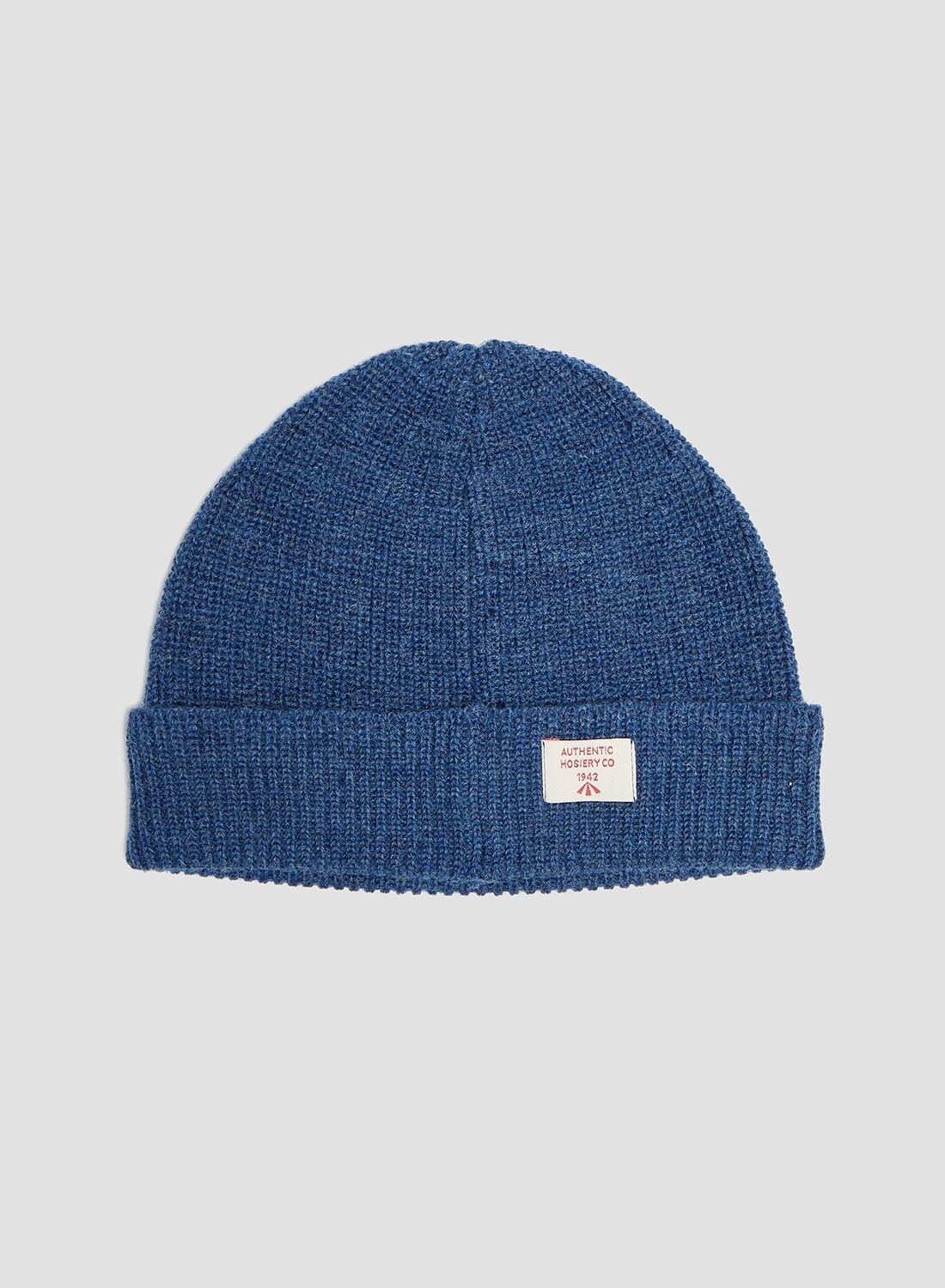 Solid Beanie in Denim - 1