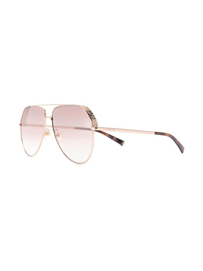 Givenchy embellished pilot-frame sunglasses outlook