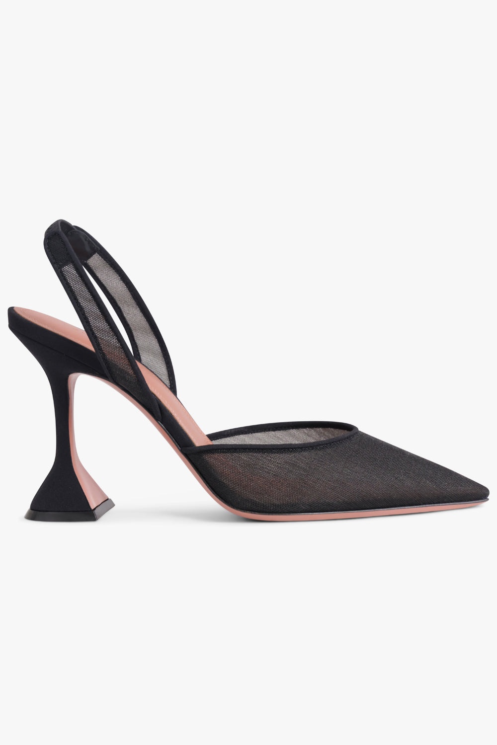 HOLI MESH 95MM POINTED SLINGBACK | BLACK - 2