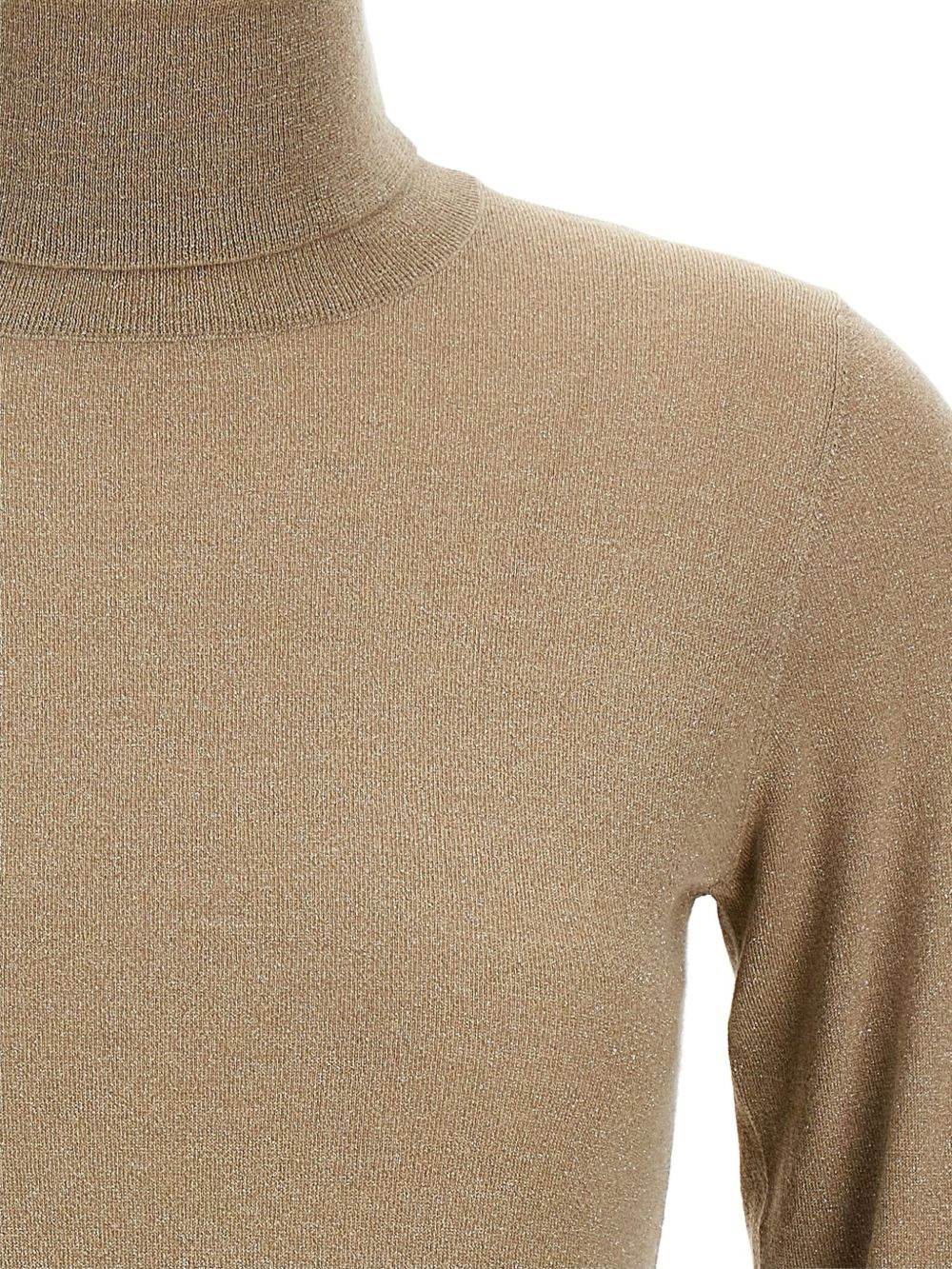 roll-neck long-sleeved sweater - 3