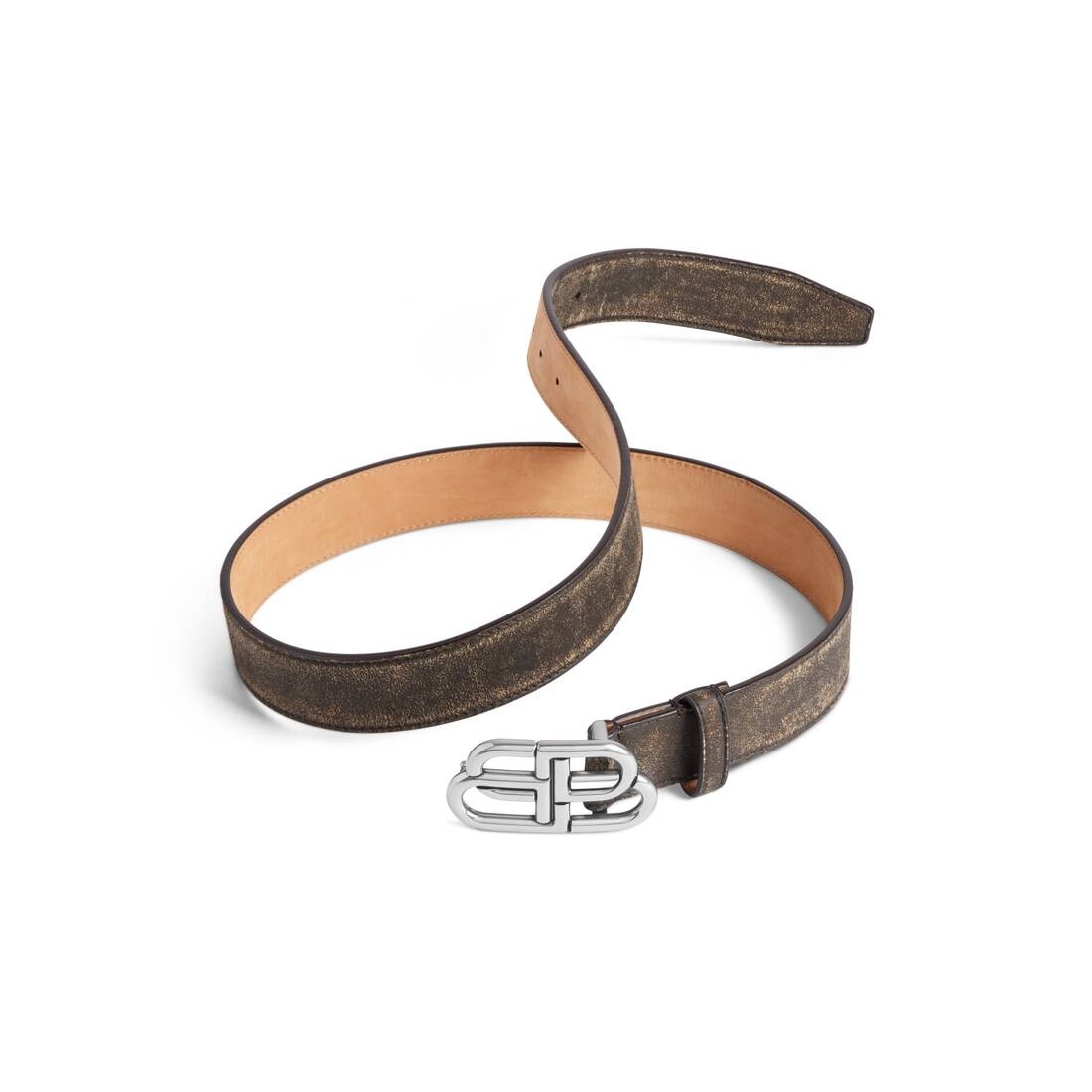 Men's Bb Large Belt  in Brown - 2