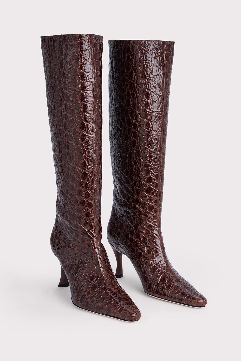 Stevie 42 Sequoia Circular Croco Embossed Leather - 3