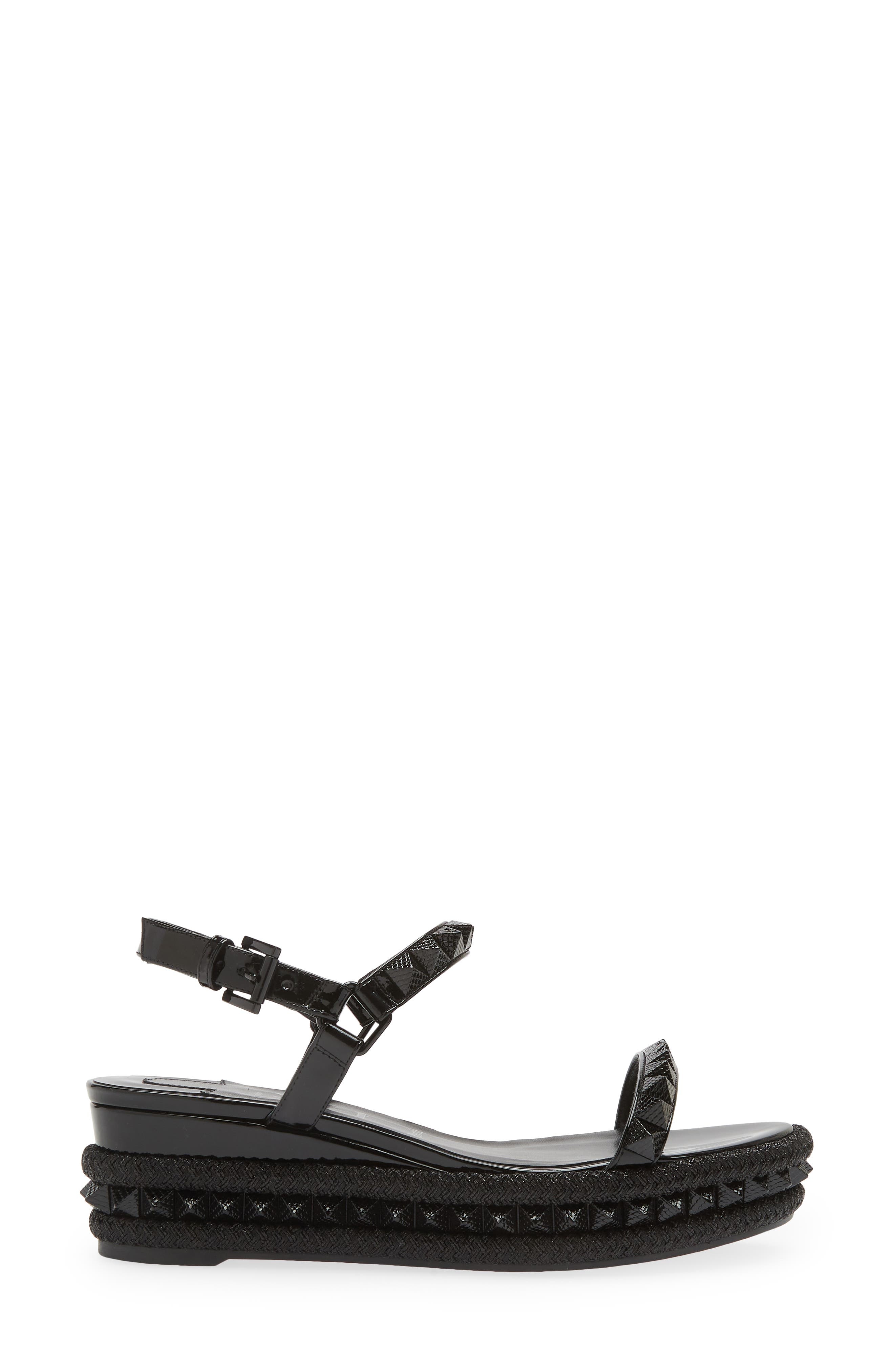 Pyraclou Glitter Espadrille Wedge Sandal - 3