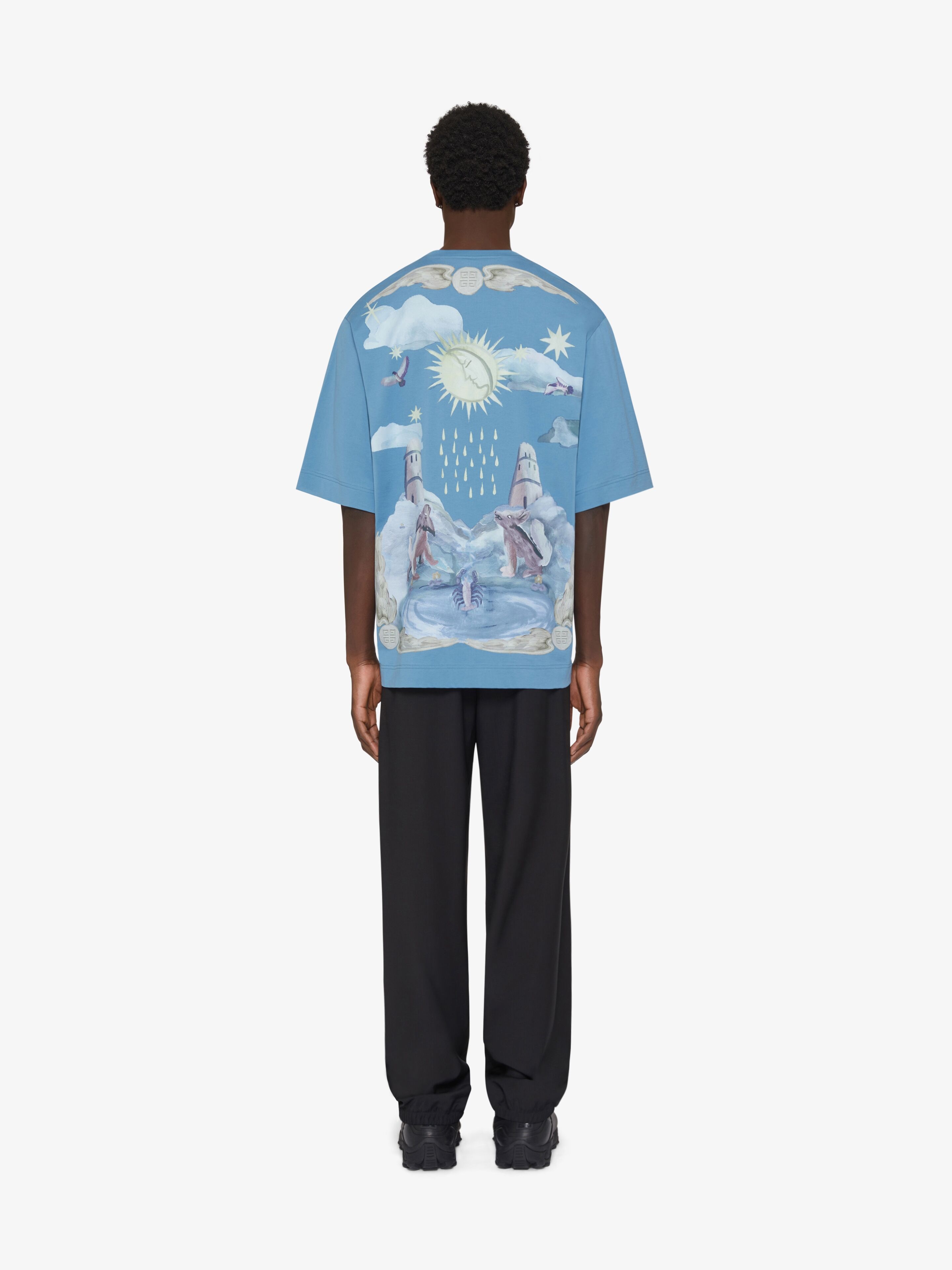 T-SHIRT IN COTTON GIVENCHY SUN STARS - 4