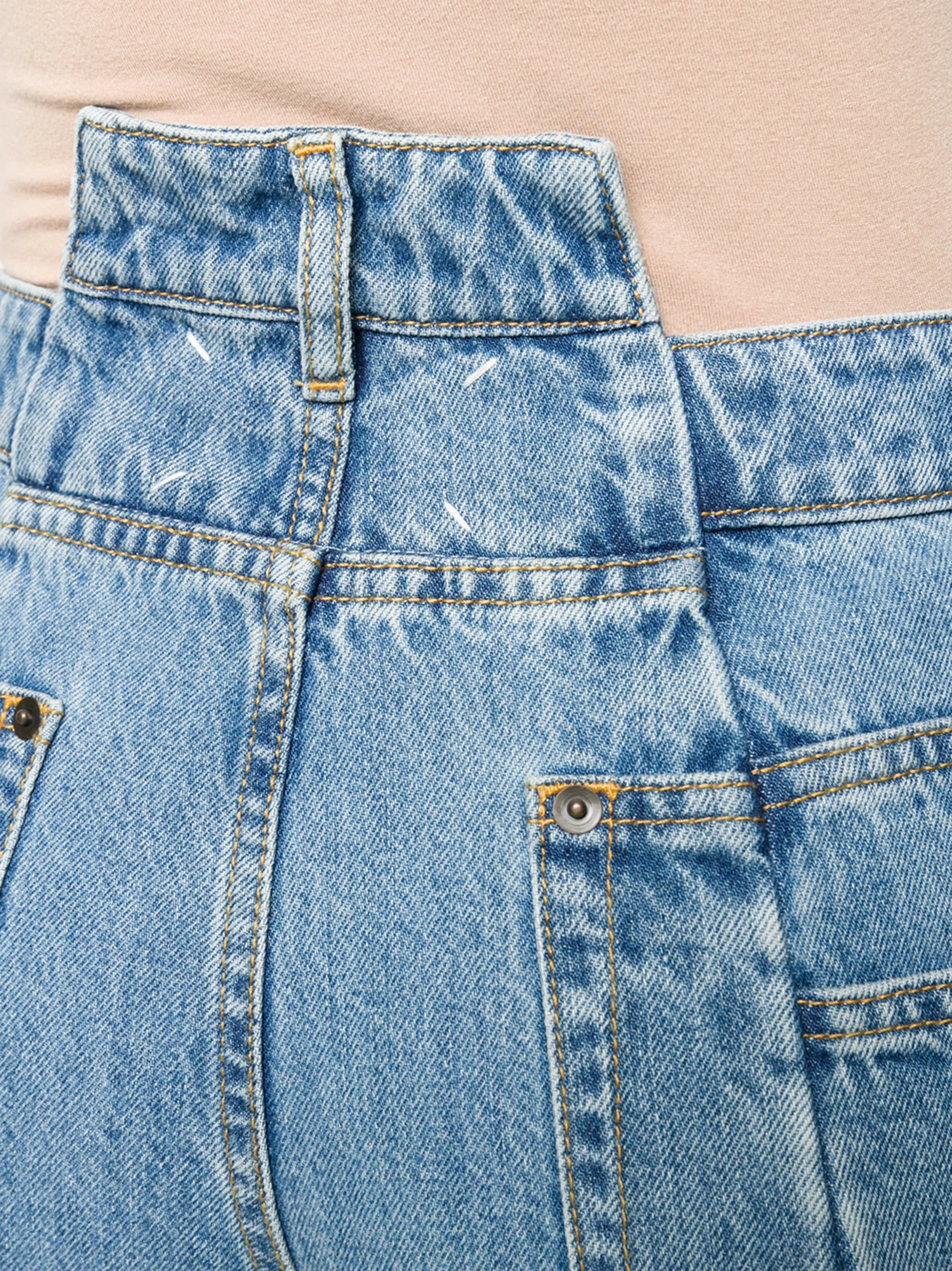 Maison Margiela Décortiqué Wide-leg Jeans - 4