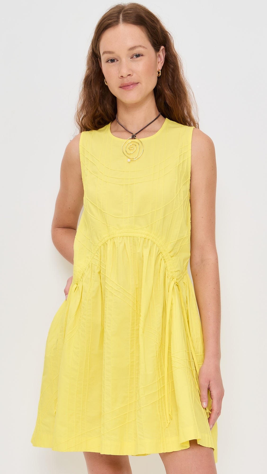 Camden Cotton Poplin Tank Mini Tunic - 6