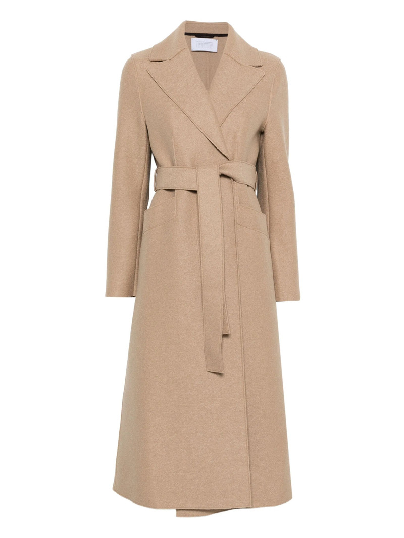 Harris Wharf London Belted-wool Coat 1