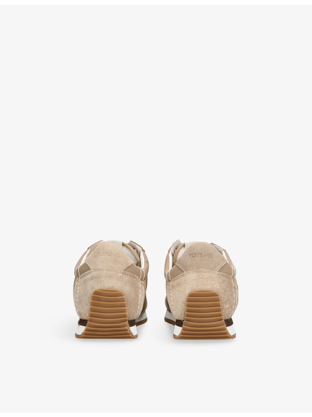 Sport Woven and Suede Low-Top Trainers - 4
