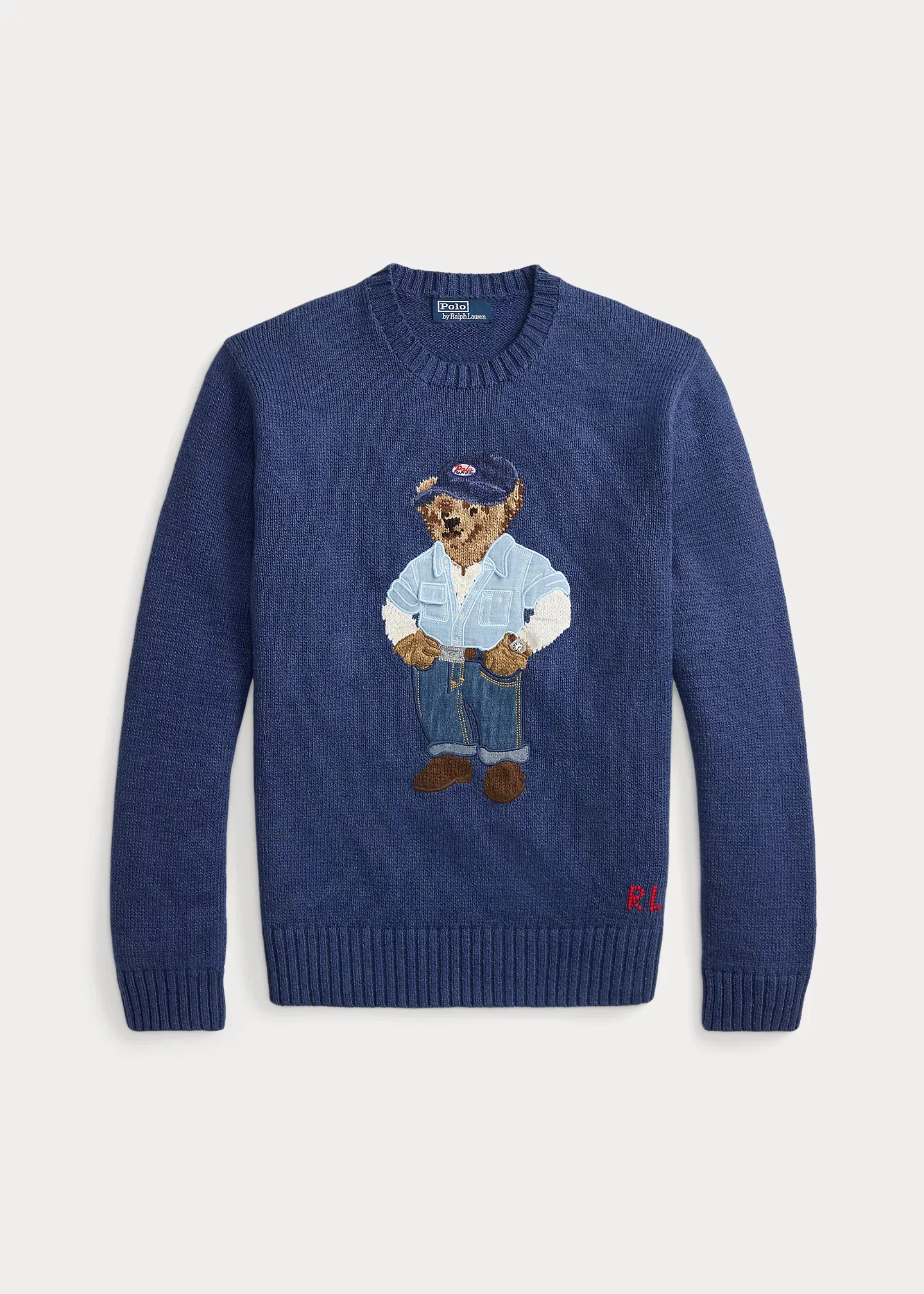 Polo Bear Linen-Cotton Sweater - 1