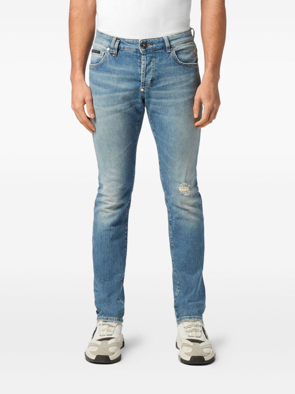 logo-patch jeans - 3