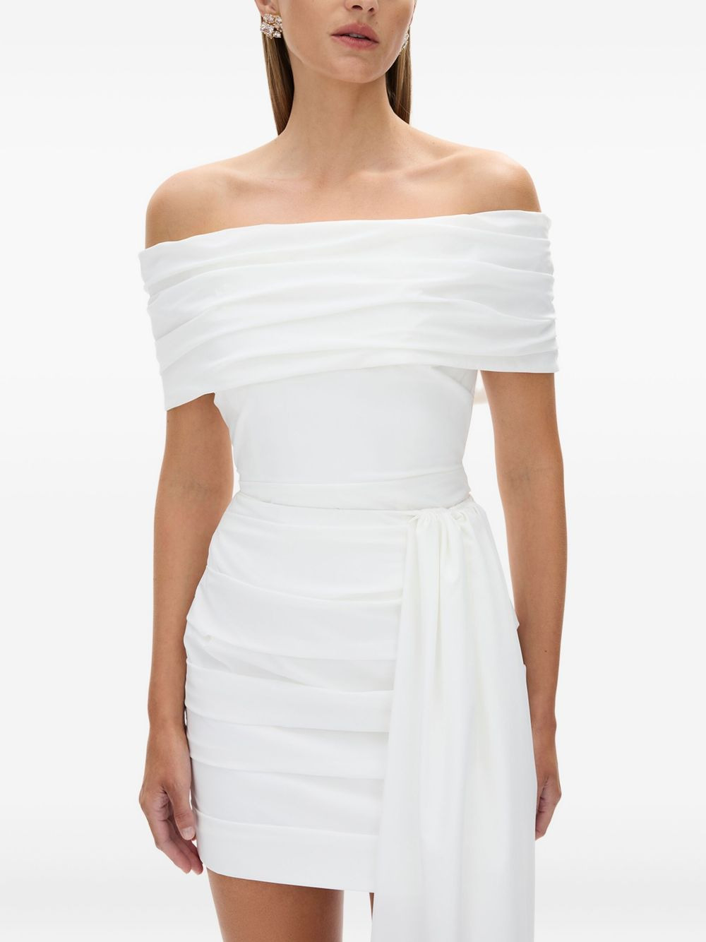 Camille draped mini skirt - 5