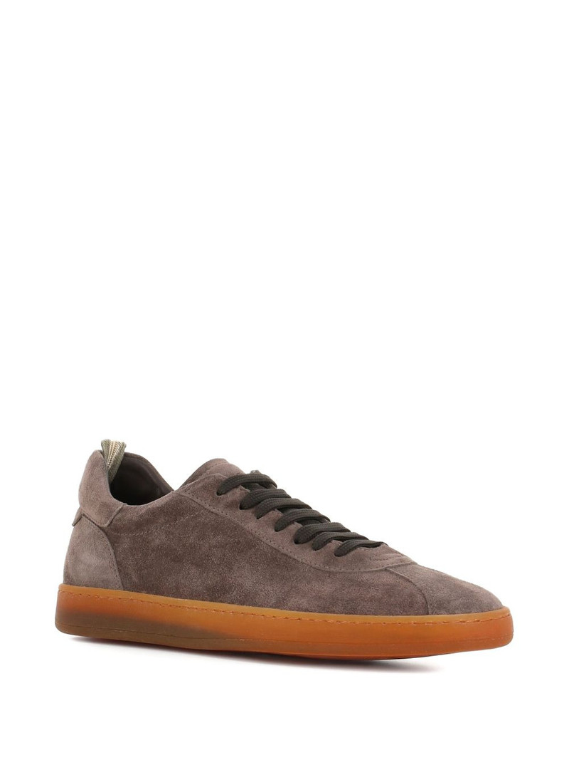 OFFICINE CREATIVE suede lace-up sneakers outlook