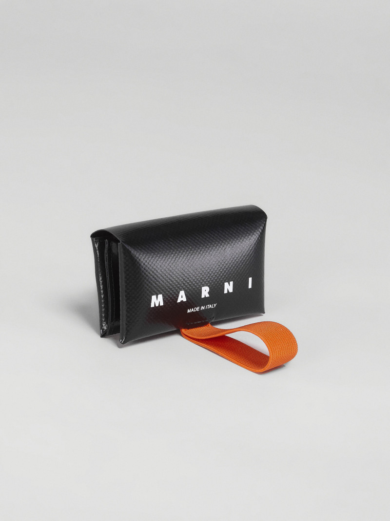 Marni BLACK AND ORANGE ORIGAMI WALLET outlook