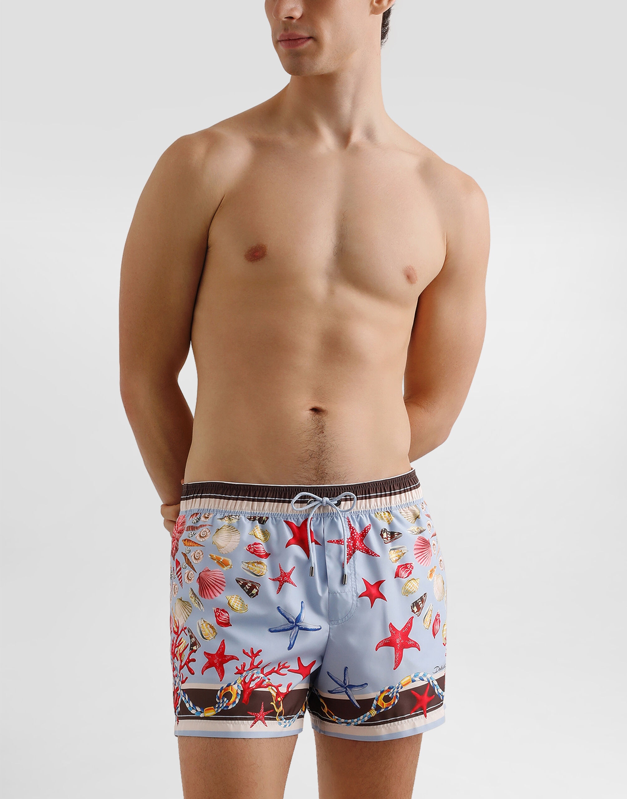 Shell-print short swim boxer shorts - 2