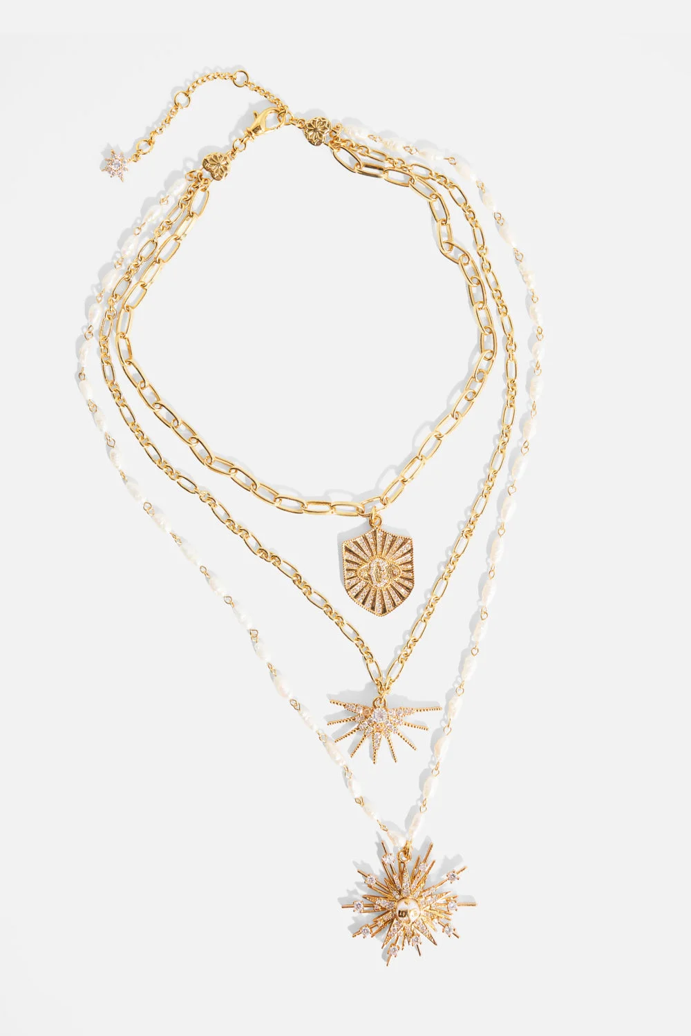 PALAIS AETHERIA PENDANT NECKLACE GOLD - 1