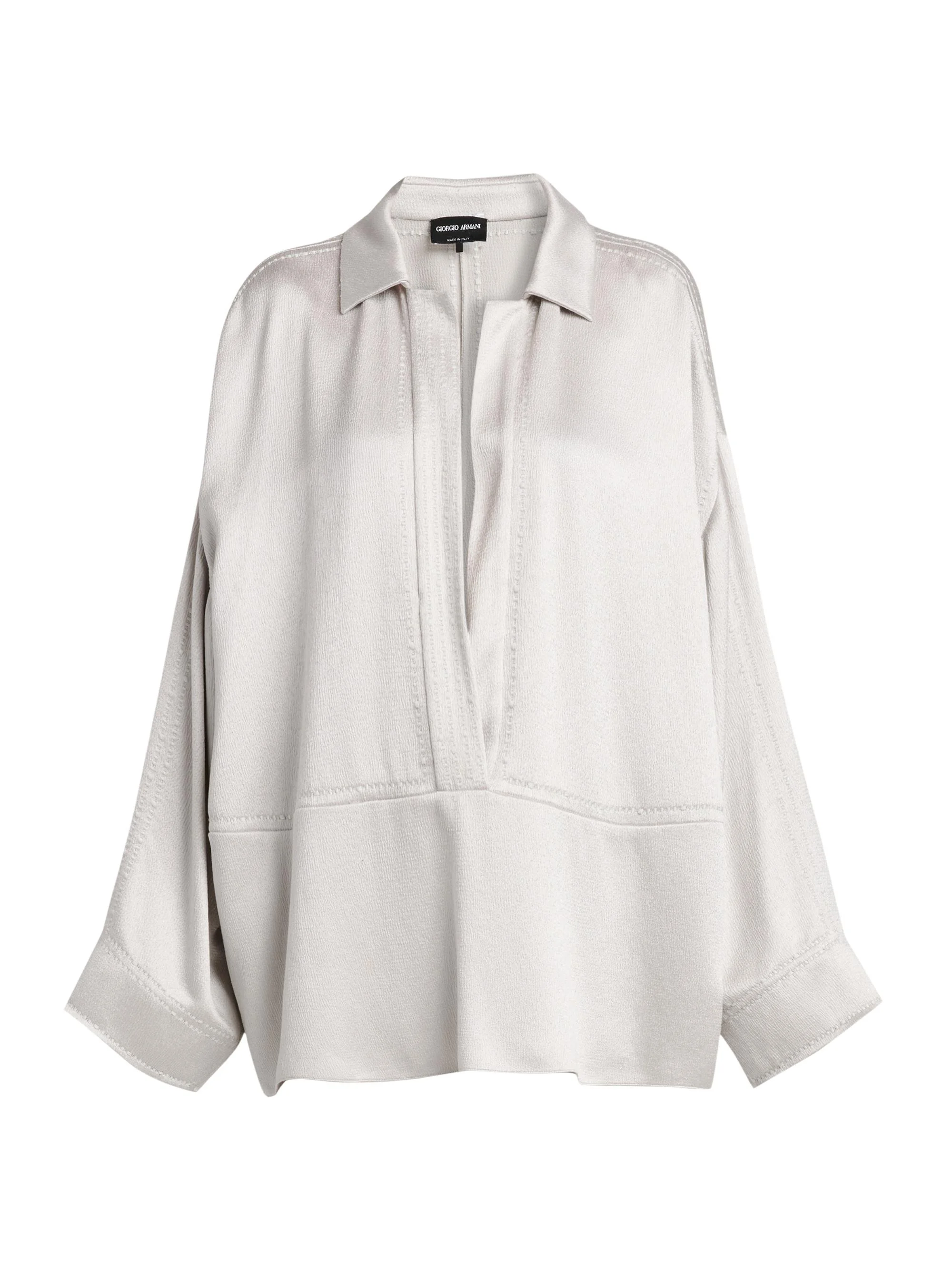 Women's Textured Tunic Shirt - Antarctica - 1