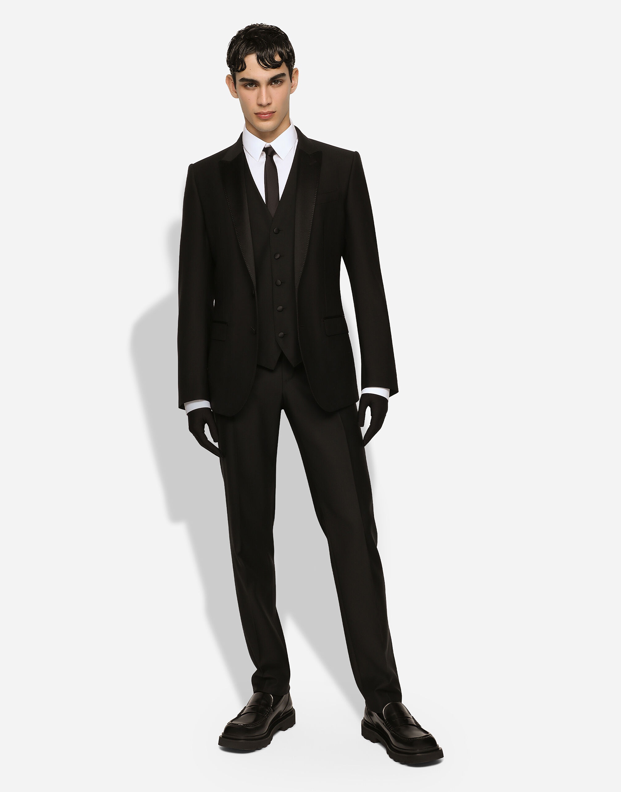 Wool and silk Martini-fit tuxedo suit - 9