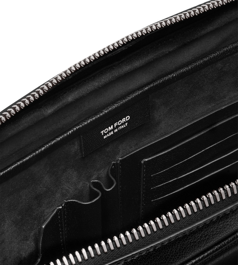 GRAIN LEATHER MINIMAL LAPTOP POUCH 4