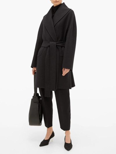 The Row Maddy belted wool-blend felt coat outlook