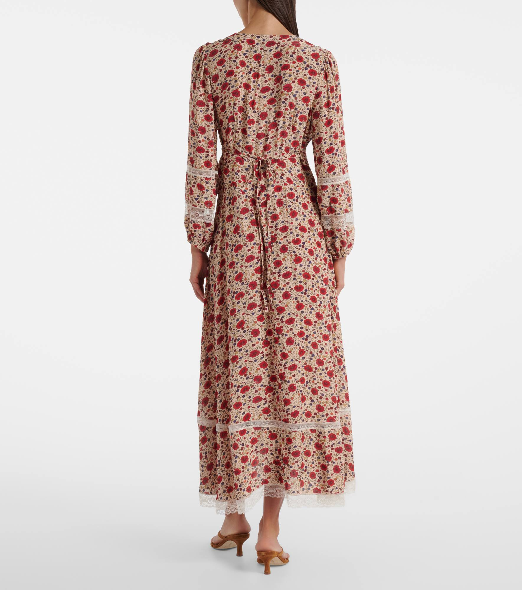 Raven floral midi dress - 3