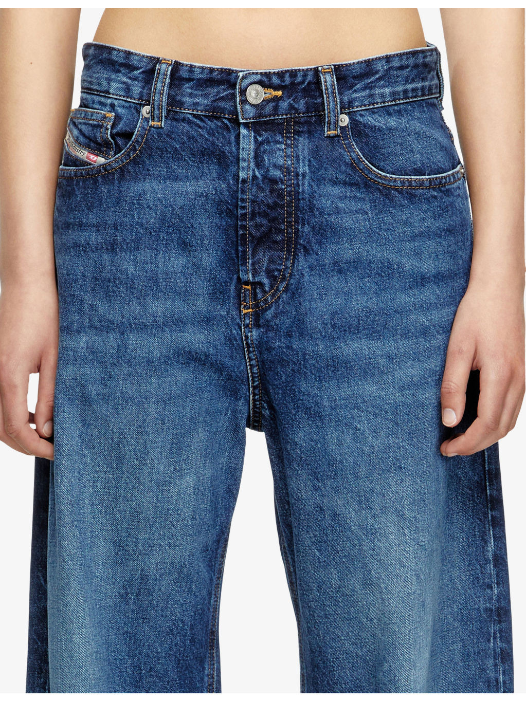 1996 D-Sire Wide-Leg Denim Jeans - 5