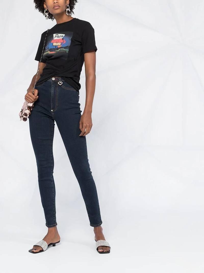 PHILIPP PLEIN super high rise jeggings outlook