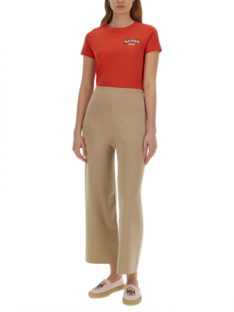 Kenzo Women Embroidered T-Shirt "Verdy Market" - 2